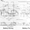 <p>Composite drawing of Fort Slocum&#39;s Battery Fraser-Kinney, 1920 (courtesy Coast Defense Study Group)</p>